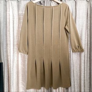 Fossil Olive GreenSeam Detail Mini Dress
